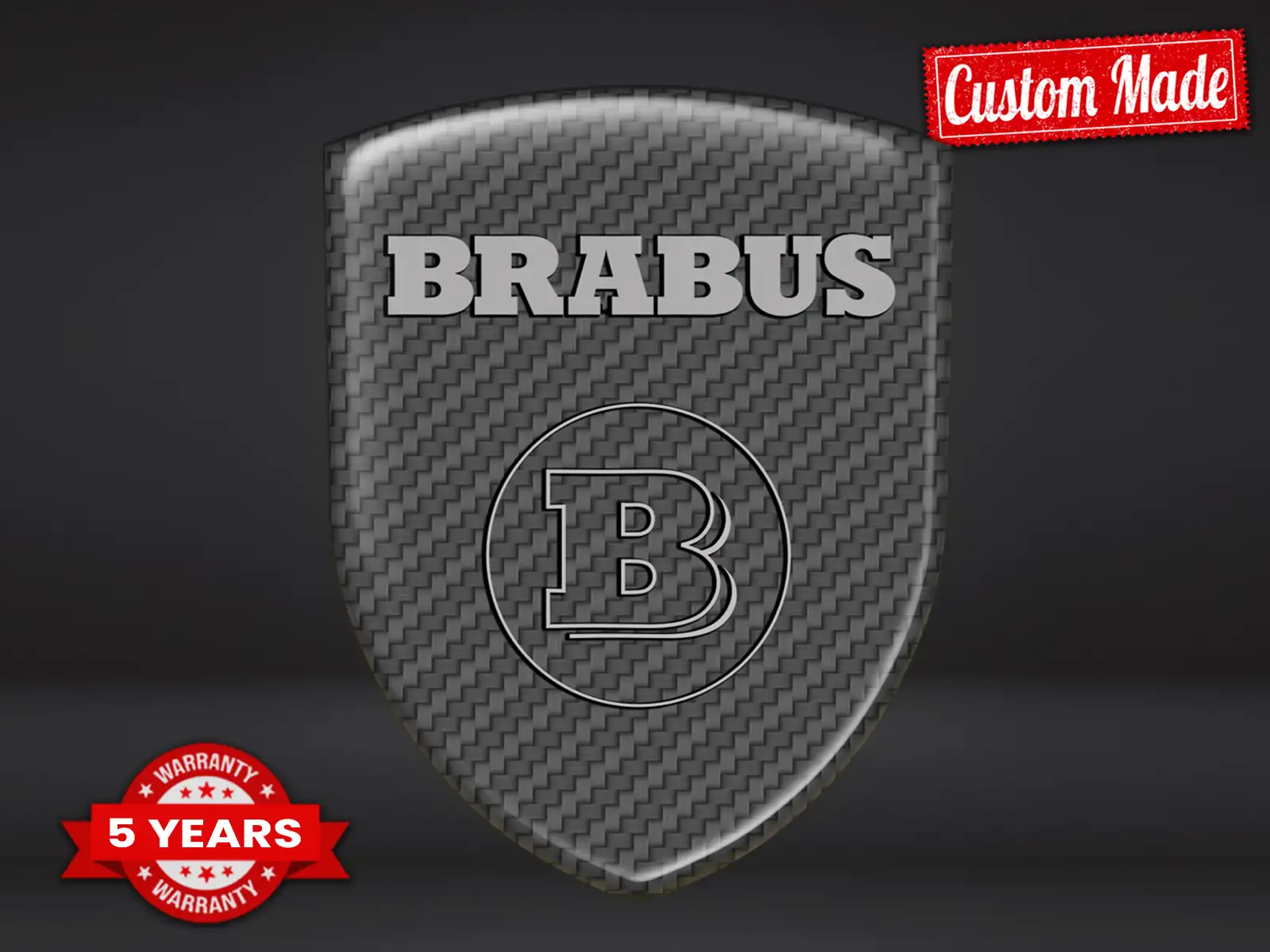 Brabus Stoßsticker Druck Edition Anpassbar Robust